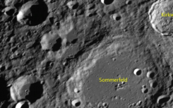 Chandrayaan-2绘制月球表面 拍摄月球上陨石坑的醒目照片