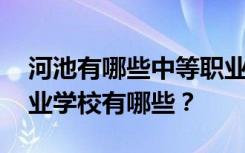 河池有哪些中等职业学校 排名最好的中等职业学校有哪些？