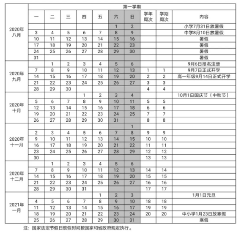 三沙中小学2022年寒假放假时间