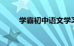 学霸初中语文学习方法与技巧分享