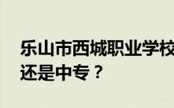 乐山市西城职业学校是公办还是民办 是专科还是中专？