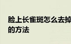 脸上长雀斑怎么去掉 教你怎样去雀斑最有效的方法