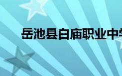 岳池县白庙职业中学是大专还是中专？