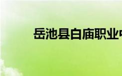 岳池县白庙职业中学有哪些专业？