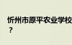 忻州市原平农业学校2022年学费一年多少钱？