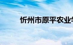 忻州市原平农业学校有哪些专业？