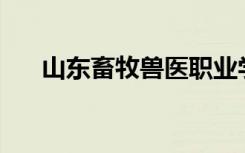 山东畜牧兽医职业学院一年学费多少？