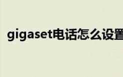 gigaset电话怎么设置来电音量（Gigaset）