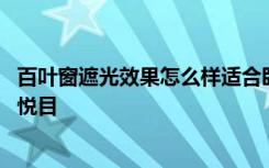 百叶窗遮光效果怎么样适合卧室么 百叶窗让夏日的家居赏心悦目