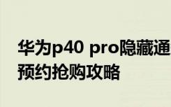 华为p40 pro隐藏通知内容 华为P7怎么预约预约抢购攻略