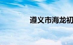 遵义市海龙初级中学怎么样