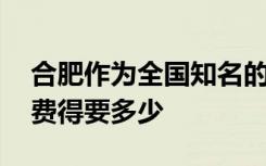 合肥作为全国知名的科教之城 每个月的生活费得要多少