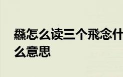 飝怎么读三个飛念什么 飝字的拼音飝字是什么意思