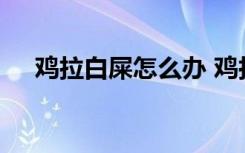 鸡拉白屎怎么办 鸡拉白屎治疗方法一览