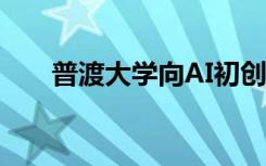 普渡大学向AI初创公司投资50万美元