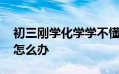 初三刚学化学学不懂怎么办 初三化学学不懂怎么办