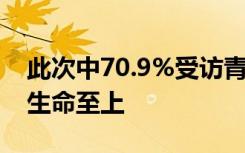 此次中70.9%受访青年最大感受是人民至上 生命至上