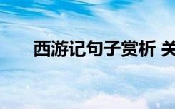 西游记句子赏析 关于西游记句子赏析