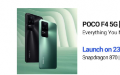 POCOF4 5G手机配备最高12GBRAM将于6月23日在和全球市场推出