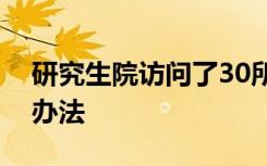 研究生院访问了30所高中以发现深度学习的办法