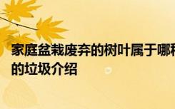 家庭盆栽废弃的树叶属于哪种垃圾 家庭盆栽废弃的树叶对应的垃圾介绍