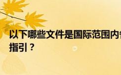 以下哪些文件是国际范围内各国商业内部控制建设的框架和指引？