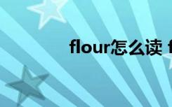 flour怎么读 flour英文解释