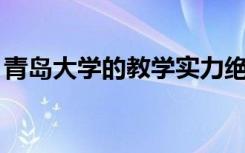 青岛大学的教学实力绝对不弱于一些211大学