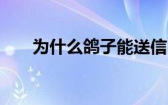 为什么鸽子能送信 鸽子能送信的原因