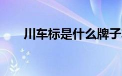 川车标是什么牌子车 川是什么车标志