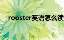 rooster英语怎么读 单词rooster怎么读