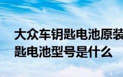 大众车钥匙电池原装是什么牌子的 大众车钥匙电池型号是什么