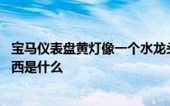 宝马仪表盘黄灯像一个水龙头 仪表盘上有一个像水龙头的东西是什么