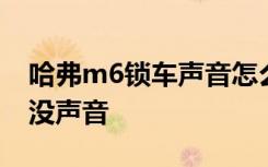 哈弗m6锁车声音怎么开启 哈弗m6锁车怎么没声音