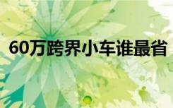 60万跨界小车谁最省？养护分析＋油耗实测