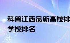 科普江西最新高校排行榜及2019年江西专科学校排名