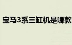 宝马3系三缸机是哪款 宝马3系三缸机是哪款