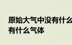 原始大气中没有什么气体 关于原始大气中没有什么气体