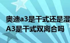 奥迪a3是干式还是湿式双离合器 2021款奥迪A3是干式双离合吗