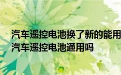 汽车遥控电池换了新的能用多久 汽车遥控电池多久换一次,汽车遥控电池通用吗