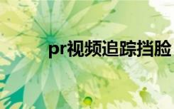 pr视频追踪挡脸 pR分别是什么挡