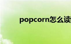 popcorn怎么读音 popcorn解释