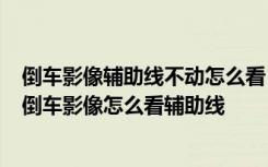 倒车影像辅助线不动怎么看 倒车影像无视频信号怎么回事  倒车影像怎么看辅助线