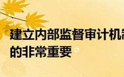 建立内部监督审计机制降低个人金融咨询服务的非常重要