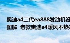 奥迪a4二代ea888发动机没有暖风 老款奥迪a4暖风怎么开图解  老款奥迪a4暖风不热怎么回事