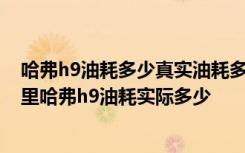 哈弗h9油耗多少真实油耗多少 哈弗h9油耗实际多少钱一公里哈弗h9油耗实际多少