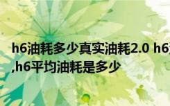 h6油耗多少真实油耗2.0 h6油耗多少真实油耗多少钱一公里,h6平均油耗是多少