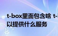 t-box里面包含啥 t-box是什么意思t-box可以提供什么服务