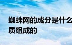 蜘蛛网的成分是什么 蜘蛛网主要是由什么物质组成的