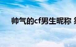 帅气的cf男生昵称 桀骜不驯游戏网名男